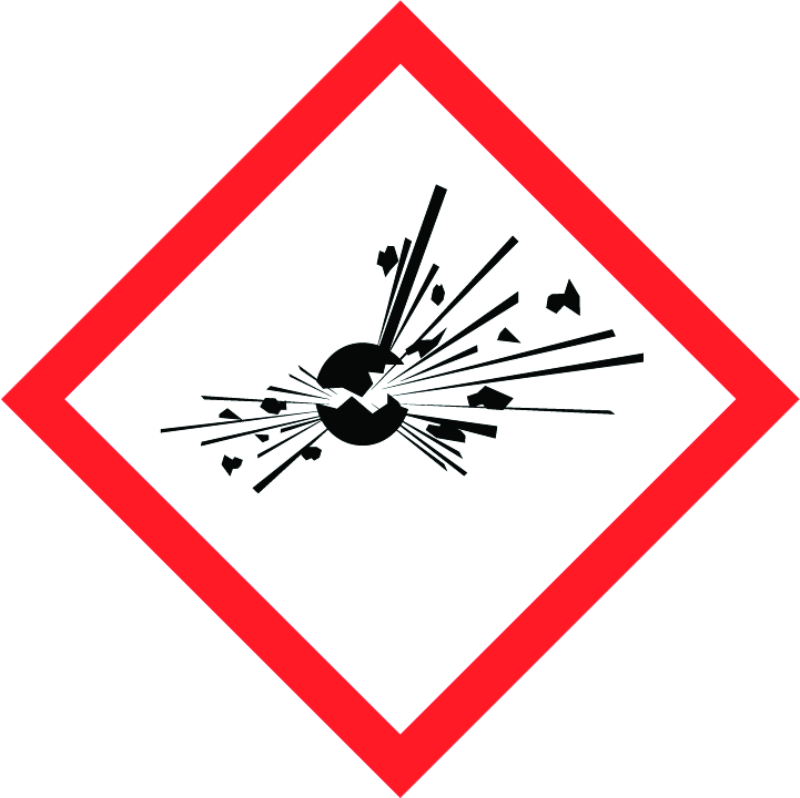 GHS01 Exploding Bomb pictogram